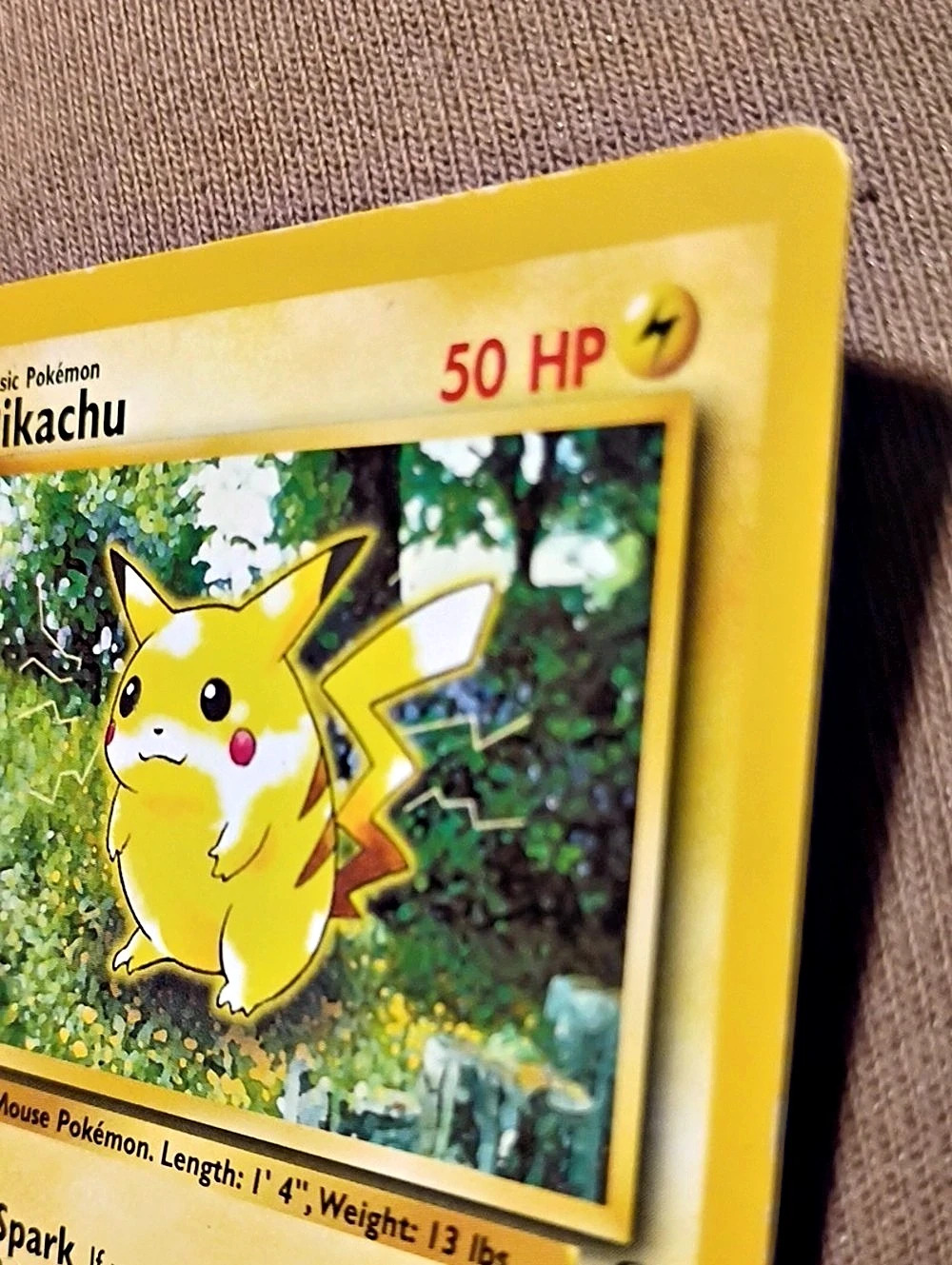 1st Edition Jungle Wizards Promo Pokémon Pikachu 60/64 Holo Pikachu Trading Card